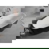 Mexen Lira baignoire autoportante design 170 x 80 cm, blanc/noir, trop-plein cuivre brossé - 52831708075-65