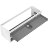 Corps de l'armoire sous-lavabo Mexen Box-A 140 cm, 2 tiroirs, blanc brillant - 91AX0-1400-470-2-00