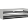 Mexen Box-A corps de meuble sous-lavabo 140 cm, 2 tiroirs, gris mat - 91AX0-1400-470-2-62