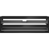 Mexen Box-A bâti de meuble sous-vasque 140 cm, 2 tiroirs, noir mat - 91AX0-1400-470-2-71