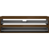 Mexen Box-A meuble sous-vasque 140 cm, 2 tiroirs, noyer - 91AX0-1400-470-2-86