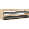 Mexen Box-A cadre d'armoire sous-lavabo 140 cm, 2 tiroirs, chêne - 91AX0-1400-470-2-81