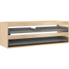 Mexen Box-A corps de l'armoire sous lavabo 140 cm, 2 tiroirs, chêne - 91AX0-1400-470-2-81