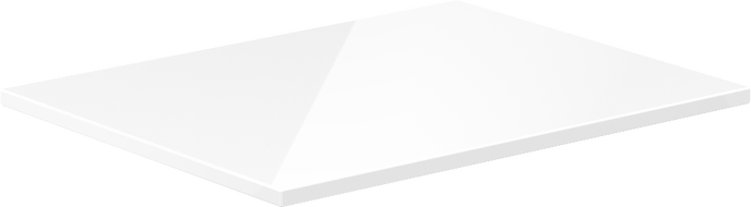 Mexen Uni plateau de meuble 50 cm, blanc brillant - 91AXX-0504-464-18-00