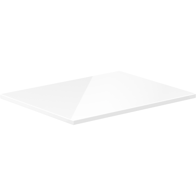 Mexen Uni plateau pour meuble 60 cm, blanc brillant - 91AXX-0604-464-18-00