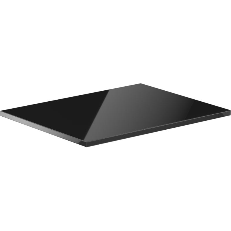 Mexen Uni plateau de meuble 50 cm, noir brillant - 91AXX-0504-464-18-70