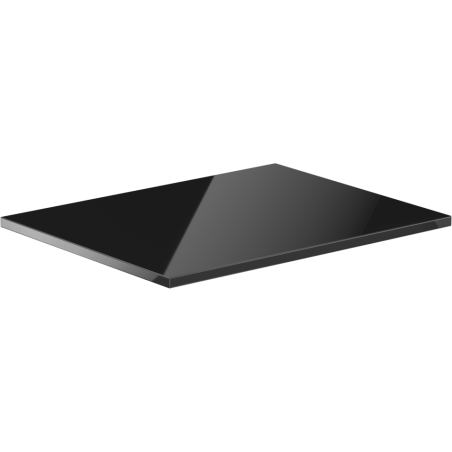 Mexen Uni plateau de table 60 cm, noir brillant - 91AXX-0604-464-18-70