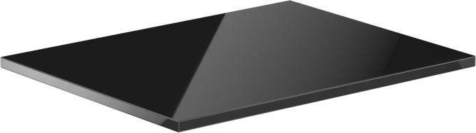 Mexen Uni plateau de meuble 70 cm, noir brillant - 91AXX-0704-464-18-70