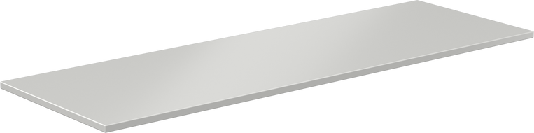 Mexen Uni plateau sous lavabo 130 cm, gris mat - 91AXX-1304-464-18-62