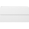 Mexen Rivel meuble de salle de bains sous-lavabo 90 cm, 2 tiroirs, rainuré, blanc mat - 91A20-09047-2-BFF01