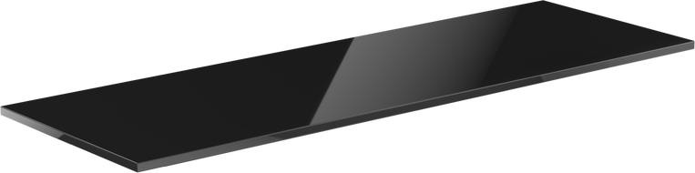 Mexen Uni plateau de meuble 160 cm, noir brillant - 91AXX-1604-464-18-70