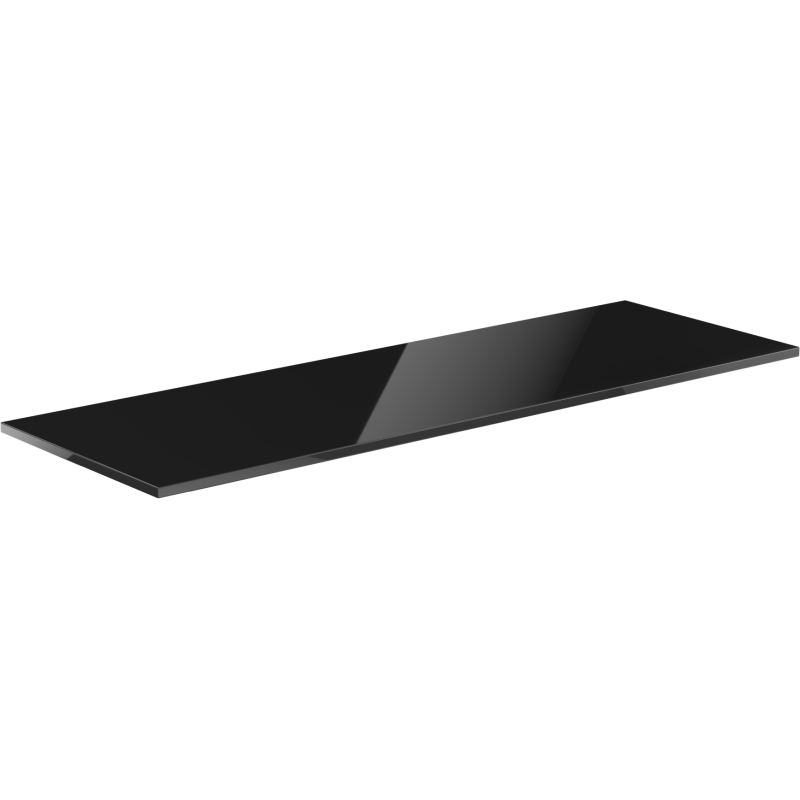 Mexen Uni plateau pour meuble 130 cm, noir brillant - 91AXX-1304-464-18-70