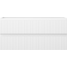Mexen Rivel meuble de salle de bains sous lavabo 100 cm, 2 tiroirs, rainuré, blanc mat - 91A20-10047-2-BFF01