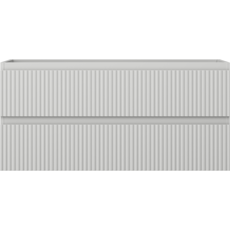 Mexen Rivel armoire de salle de bain sous lavabo 100 cm, 2 tiroirs, rainurée, gris mat - 91A20-10047-2-BFF62