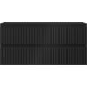 Mexen Rivel meuble de salle de bain sous lavabo 100 cm, 2 tiroirs, rainuré, noir mat - 91A20-10047-2-BFF71