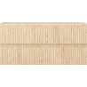 Mexen Rivel meuble de salle de bains sous-lavabo 100 cm, 2 tiroirs, rainuré, chêne - 91A20-10047-2-BFF81