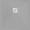 Mexen Stone+ receveur de douche en composite carré 100 x 100 cm, Gris-Béton - 44611010