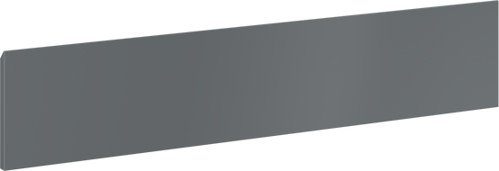 Mexen Orio façade pour corps d'armoire de salle de bains 100 x 20 cm, graphite mat - 91A10-1000-235-1-66