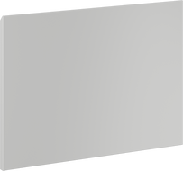 Mexen Orio façade pour corps d'armoire de salle de bain 40 x 43,5 cm, gris mat - 91A10-0400-470-1-62