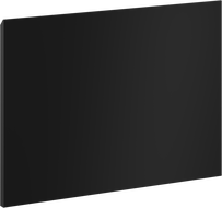 Mexen Orio façade pour corps d'armoire de salle de bain 60 x 43,5 cm, noir mat - 91A10-0600-470-1-71