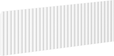 Mexen Rivel façade rainurée pour le corps de l'armoire de salle de bain 50 x 20 cm, blanc mat - 91A20-0500-235-1-01