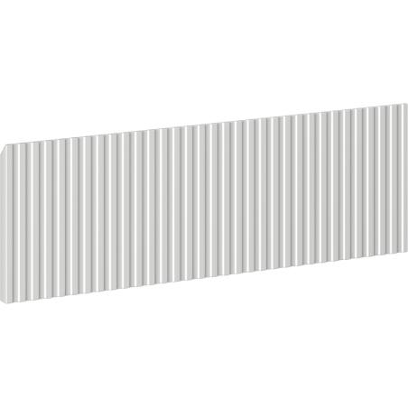 Mexen Rivel façade rainurée pour corps de meuble de salle de bain 50 x 20 cm, gris mat - 91A20-0500-235-1-62