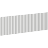 Mexen Rivel façade rainurée pour corps de meuble de salle de bain 50 x 20 cm, gris mat - 91A20-0500-235-1-62