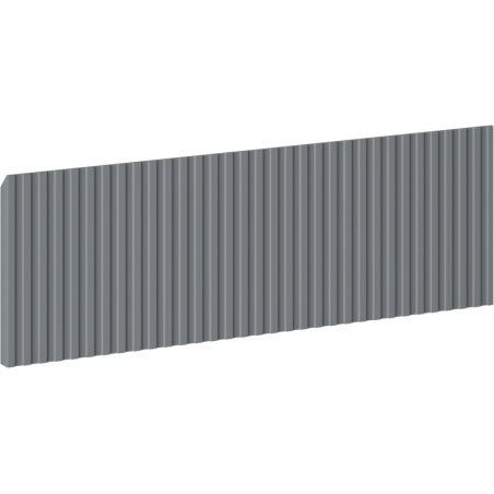 Mexen Rivel panneau avant rainuré pour meuble de salle de bain 70 x 20 cm, graphite mat - 91A20-0700-235-1-66