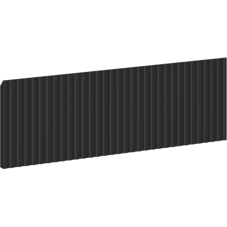 Mexen Rivel avant rainuré pour le corps d'armoire de salle de bain 60 x 20 cm, noir mat - 91A20-0600-235-1-71