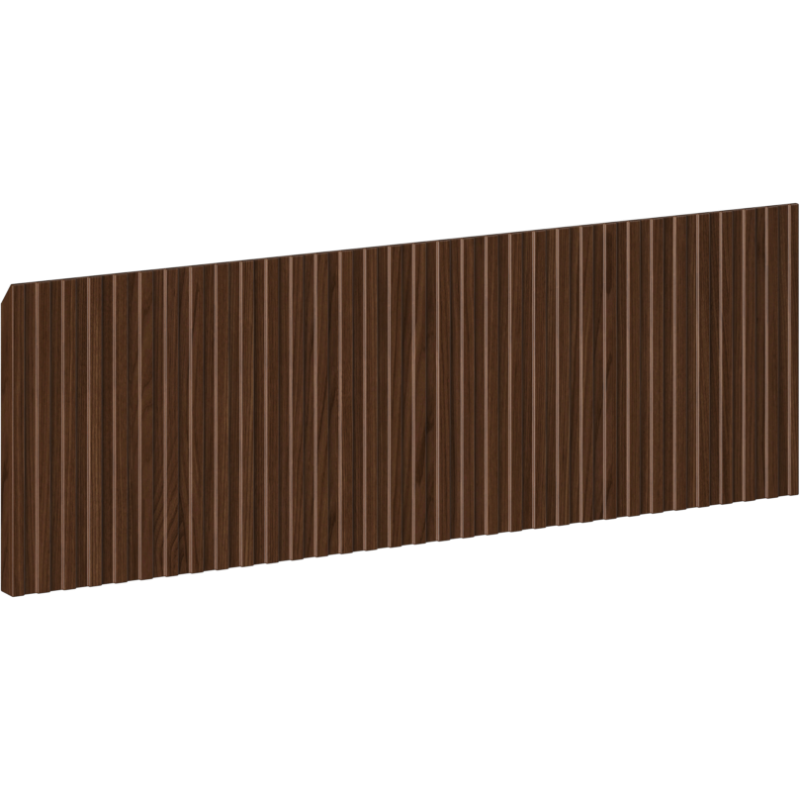 Mexen Rivel façade rainurée pour le corps de l'armoire de salle de bain 60 x 20 cm, noyer - 91A20-0600-235-1-86