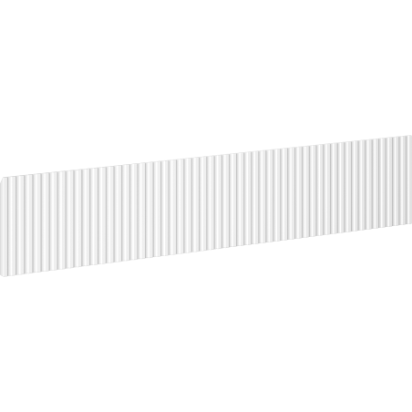 Mexen Rivel front rainuré pour le corps de l'armoire de salle de bains 80 x 20 cm, blanc mat - 91A20-0800-235-1-01