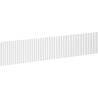 Mexen Rivel façade rainurée pour corps de meuble de salle de bain 90 x 20 cm, blanc mat - 91A20-0900-235-1-01