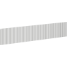 Mexen Rivel façade rainurée pour le corps de meuble de salle de bain 80 x 20 cm, gris mat - 91A20-0800-235-1-62