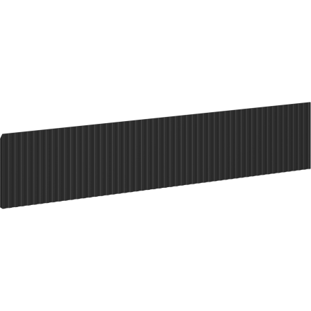 Front Mexen Rivel cannelé pour armoire de salle de bain 80 x 20 cm, noir mat - 91A20-0800-235-1-71