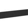 Front Mexen Rivel cannelé pour armoire de salle de bain 80 x 20 cm, noir mat - 91A20-0800-235-1-71