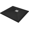 Mexen Stone+ receveur de douche en composite carré 70 x 70 cm, Noir - 44707070