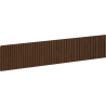 Mexen Rivel façade rainurée pour le corps de meuble de salle de bain 80 x 20 cm, noyer - 91A20-0800-235-1-86