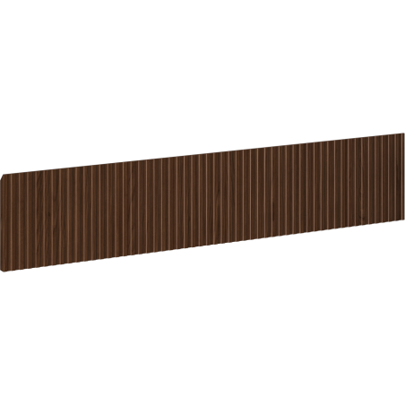 Mexen Rivel avant rainuré pour le corps du meuble de salle de bains 100 x 20 cm, noyer - 91A20-1000-235-1-86