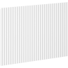 Mexen Rivel face rainurée pour corps de meuble de salle de bain 70 x 43,5 cm, blanc mat - 91A20-0700-470-1-01
