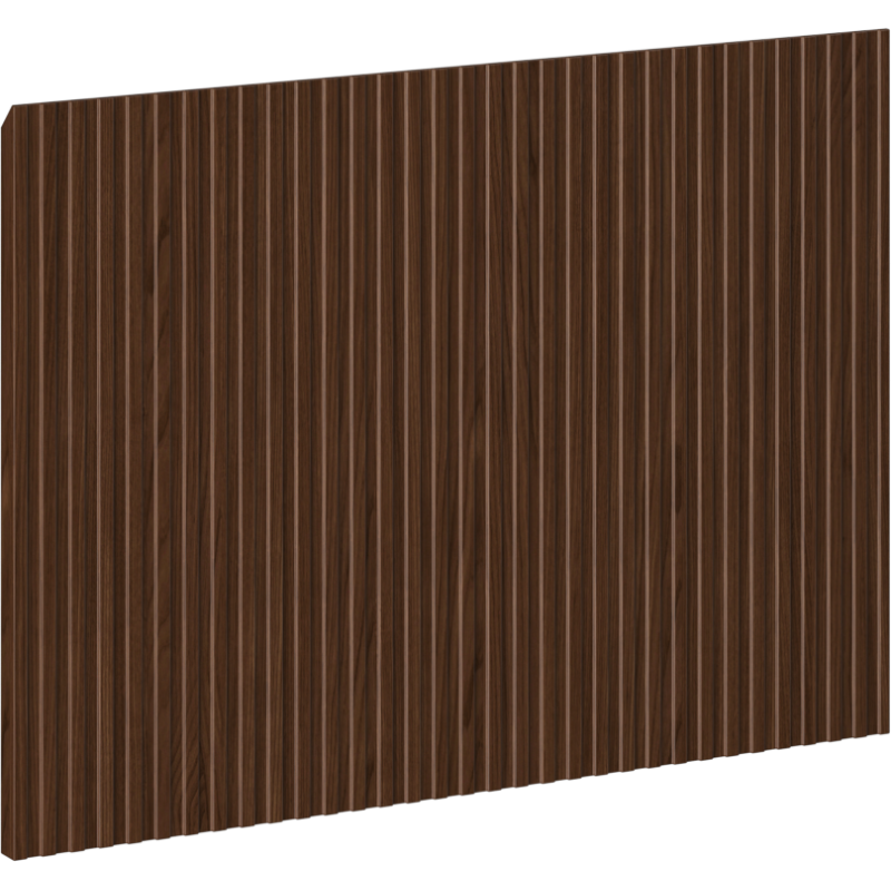 Face avant Mexen Rivel rainuré pour meuble de salle de bain 45 x 43,5 cm, noyer - 91A20-0450-470-1-86