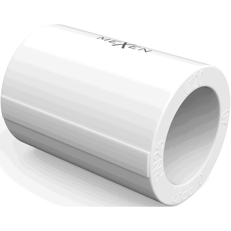 Mexen PPR mufa, raccord à souder pour tuyaux PPR 63 x 63, PN25 - W97320-6363-00