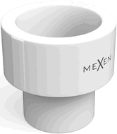 Mexen PPR manchon de réduction soudé pour tuyaux PPR 40 x 32, PN25 - W97321-4032-00