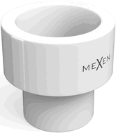 Mexen PPR manchon réducteur à souder pour tuyaux PPR 63 x 32, PN25 - W97321-6332-00