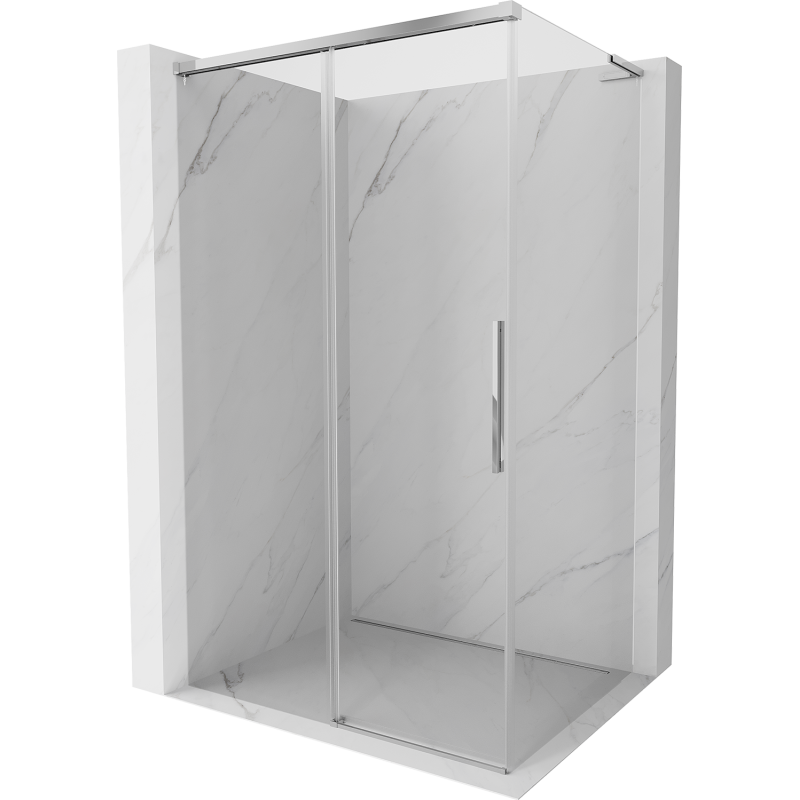 Mexen Rox L cabine de douche coulissante 105 x 75 cm, transparent, chrome - 8C2L-105-075-01-00