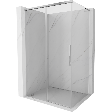 Mexen Rox L cabine de douche coulissante 105 x 75 cm, transparent, chrome - 8C2L-105-075-01-00