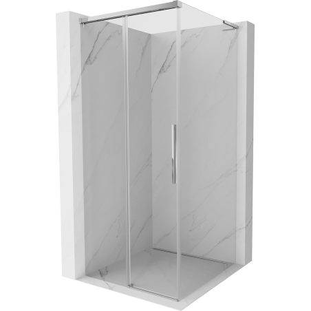 Mexen Rox L cabine de douche coulissante 100 x 100 cm, transparent, chrome - 8C2L-100-100-01-00
