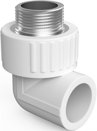 Mexen PPR coude 90° soudé pour tuyaux PPR 25 x 1/2 M - W97327-2512M-00