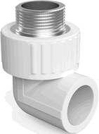 Mexen PPR coude 90° soudé pour tuyaux PPR 32 x 1/2 M - W97327-3212M-00