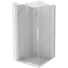 Mexen Rox L cabine de douche coulissante 90 x 90 cm, transparent, blanche - 8C2L-090-090-20-00