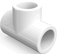 Mexen PPR té soudé pour tuyaux PPR 40 x 40 x 40, PN25 - W97330-404040-00